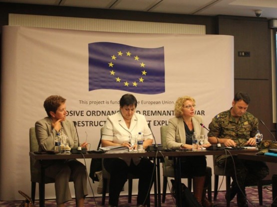 Чланови  Заједничке комисије за одбрану и безбједност Босне и Херцеговине на Радионици о уништавању вишкова муниције и минско - експлозивних средстава
